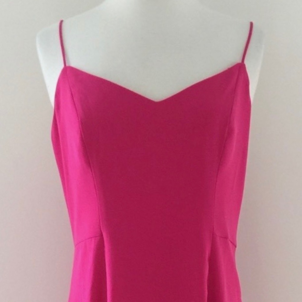 JCrew Pink 8 Adjustable Strap Dress Wedding Guest Adjustable Straps Date Coastal